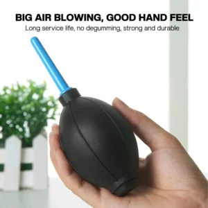 1 Set Keyboard Cleaner Air Blowing Leather Strong Blow Single-spin Air Blower Cleaning Tool High-pressure Dust Blowing Balls