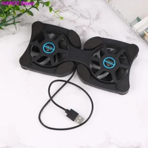 1Pc Portable Folding Radiator USB Port Mini Black Octopus Notebook Fan Cooler Cooling Pad For 7-15 inch Laptop Cooling Pad