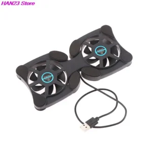 1Pc Portable Folding Radiator USB Port Mini Black Octopus Notebook Fan Cooler Cooling Pad For 7-15 inch Laptop Cooling Pad