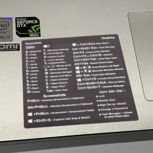 1pc Windows PC Reference Keyboard Shortcut Sticker Adhesive for PC Laptop Desktop