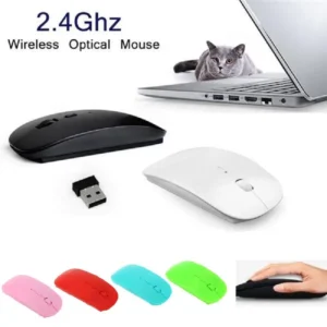 2022 Wireless Mouse 1600 DPI USB Optical Computer Mouse 2.4G Receiver Ultra-thin Mice For Computer Laptops