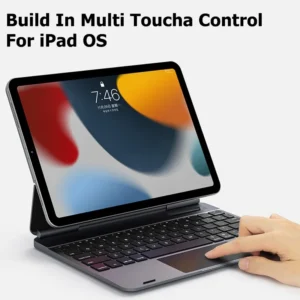 2023 Hot Sale Kozh 2022 New Arrival Type C Touchpad Aluminum Ipad Magic Keyboard with 7 in 1 Hubs for Ipad Pro 11 Ipad Air 4 5