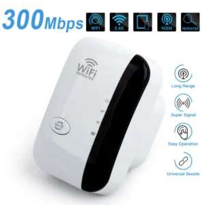 300Mbps Wireless WiFi Repeater 2.4G Wifi Extender WiFi Amplifier 802.11N WiFi Signal Booster Long Range Wi Fi Reapeter Router