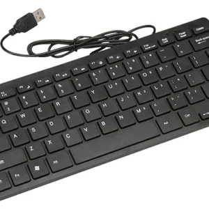 30pcs/lot usb Black Ultra thin Quiet Small Size 78 Keys Mini Multimedia USB Keyboard For Laptop PC with colorbox