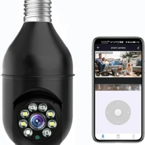 360 Degree WiFi Light Bulb LED Light Intelligent Camera 1080P 2.4GHz 5G Wireless Camera Household Light Bulb Security Monitoring