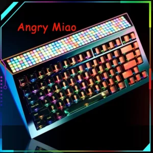 Angry Miao Cyberboard R3 Custom Mechanical Keyboard Bluetooth Wireless Rgb Backlit Wireless Charging Hotswap Keyboard Men Gifts