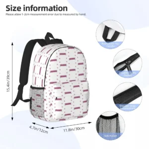 BAM WHAT! Hearts Liv And Maddie Kids Shirts, And Accessories Backpacks Boy Girl Bookbag School Bags Laptop Rucksack Shoulder Bag
