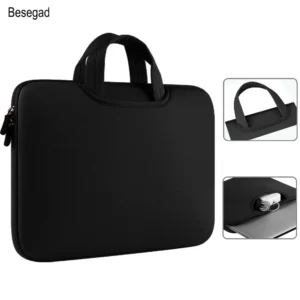 Besegad Briefcase Handbag Laptop Sleeve Pouch Case Cover Bag for Apple MacBook Mac Book Pro Air 11 12 13 13.3 15 15.4 inch