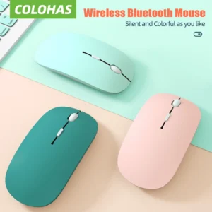 Bluetooth Mouse Mute Wireless Mouse for Laptop PC Mini Ultra-Thin Single-Mode Battery Silent Mouse Mice Laptops Accessories