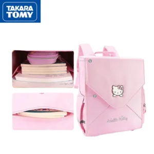 Cartoon Sanrio Kawai Anime Hello Kitty Large-capacity Cute Laptop Backpack Creative Waterproof Children Boys School Bag Kid Gift