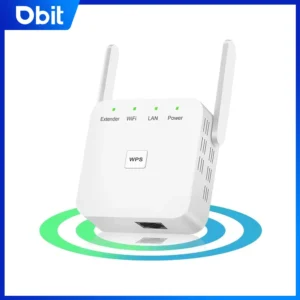DBIT WiFi Range Extender Signal Booster, Wireless Internet Repeater Wi-Fi Booster and Signal Amplifier with Ethernet Port