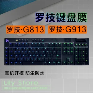 Desktop PC Keyboard Cover Protector Skin For Logitech G913 G813 Lightspeed Wireless RGB Mechanical G 913 G 813 Gaming Keyboard