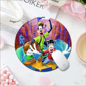 Disney Goofy Mousepad Anti-Slip Round Cabinet Gaming Laptop Computer Desk Mat Office Notbook Mouse Pad Mouse Mat ForGamerMousema