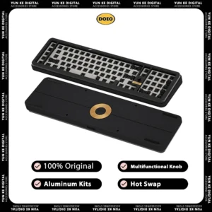 Doio Kb88-01 Mechanical Keyboard Retro Aluminum Alloy 88 Keys Wired Gaming Keyboard Office Accessory For Computer Pc Man Gifts