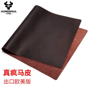 First Layer Cowhide Table Mat Leather Leather Oversized Mouse Pad Office Computer Pad Desktop Mat Desk Desk Leather Cushion