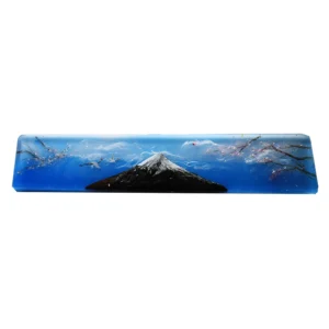 Fuji Mountain Design Customized Handmade Resin Keyboard Hand Rest For Mechanical Gaming Keyboard Office Computer Wrist Rest