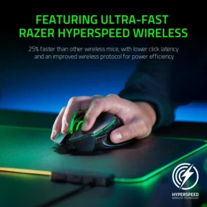 Gaming Computer Hardware & Software Razer Basilisk Ultimate Hyperspeed Wireless Gaming Mouse w/ Charging Dock: Fastest Switch –