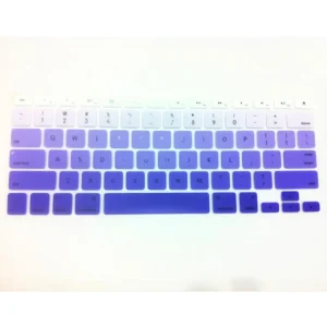 Gradient Purple Rainbow US Silicone Keyboard Cover Skin Protector 2016 100pcs for MacBook Pro air 13″ 15″ 17″ with or not Retina