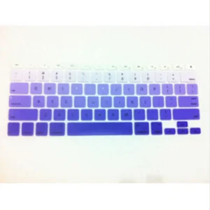 Gradient Purple Rainbow US Silicone Keyboard Cover Skin Protector 2016 100pcs for MacBook Pro air 13″ 15″ 17″ with or not Retina