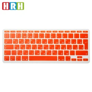 HRH 100pcs/Lot EU UK Russian Letter Alphabet Soft Silicone Keyboard Protector Flim Cover Skin For MacBook Air 11.6 Inch 11″