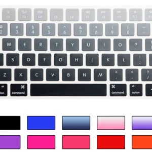 HRH 50pcs Rainbow Gradient Magic Keyboard Covers Silicone Skins Protective Film For Apple Magic Keyboard MLA22B/A US Keyboard