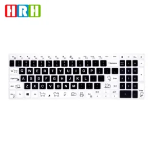 HRH Stylish Design Silicone Keyboard Cover Skin For Keyboard Cover for Dell 15 5501 5502 5505 5508 5584 5590 5593 5598 15.6″