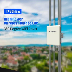 High Power 300-1750Mbps Outdoor Wireless Wifi Repeater Long Range WI FI Cover Router Access Point Extender Base Station Antenna