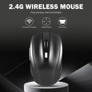 Hot 2.4GHz Wireless Optical Mouse Adjustable DPI Cordless Mice With Receiver Silent for Laptop PC Mouse Computer Accessories
