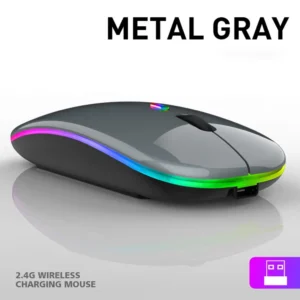 Hot New Wireless Mouse Bluetooth-Compatible 2.4G Silent Notebook Laptop Gaming Mouse Gamer Rechargeable Mouse for Computer
