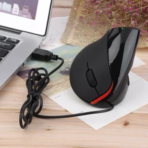 Hot Newest Portable 2400DPI 2.4GH Ergonomic Upright Vertical Mouse 5D Wired Optical Gaming Mouse With USB For Desktop & Laptop
