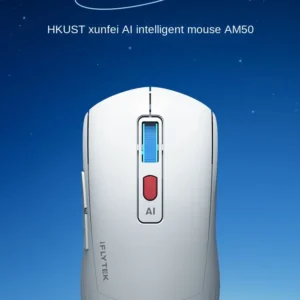 IFLYTEK AM50 Wireless Bluetooth Voice Mouse Three-mode RGB AI Intelligent Voice Input 2.4G Rechargable Ergonomics Office Mouse