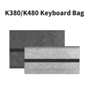 K380 K480 Bag Sleeve Case Cover Wool Felt Storage Handbag Carrying Purse Pouch Portable Keyboard Accessories