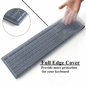 Keyboard Protector Cover Skin for Computer Dell KM636/KB216/Optiplex 3050 3240 5250 5460 7050 7450 /Inspiron AIO 3475/3670/3477