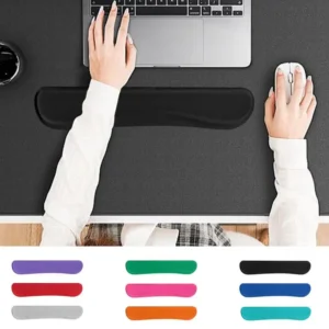 Keyboard Wrist Rest Memory Foam Wrist Mouse Pad Computer Mousepad Ergonomic Sets Easy Typing Pain Relief for PC Laptop Office