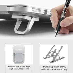 Laptop Stand For Computer Keyboard Holder Mini Portable Legs Laptop Stands For Macbook Huawei Xiaomi Notebook Aluminum Support