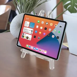 Laptop Stand For Desk Clear Acrylic Transparent Mobile Phone Dock Cradle Rack Desk Accessories For Homes Showrooms Bookstores