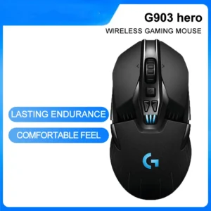 Logitech G903 HERO Wireless Gaming Mouse Bluetooth RGB Rechargeable Mice 12000 DPI Optical Mause Gamer For Laptop PC
