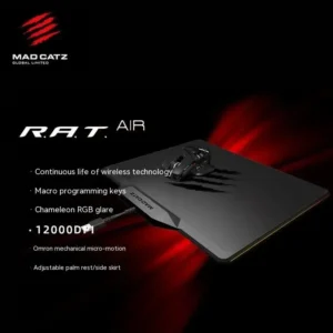 MAD CATZ RAT AIR 2.4G Wireless Mouse Wireless Charging Dynamic RGB Low Delay FPS Gaming Mouse Ergonomics Laptop Pc Gamer Mouse