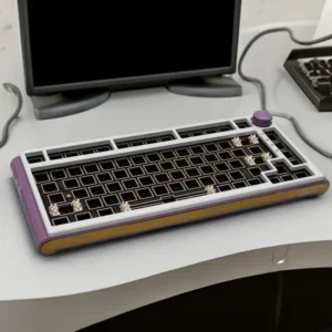MXRSKEY 820PRO Wireless Mechanical Keyboard Aluminum Kits Multifunctional Knob Three Mode Gaming Keyboard Gasket Pc Gamer Mac