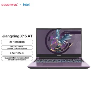 New Genuine Colorful General Star X15-AT Gaming Laptop Intel i9-13900HX RTX4070 16-inch 165Hz 2.5K E-Sports Game Notebook