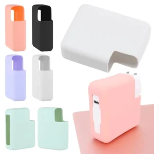 New Silicone Anti-fall Shell Ultra Thin Dustproof For MacBook Laptop Charger Protective Case Adapter Protectors Cover