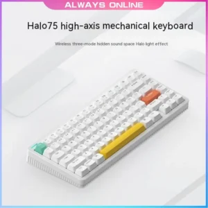 Nuphy Halo75 Bluetooth Wireless Hotswap Mechanical Keyboard Rgb Backlit Keyboard For Pc Laptop Compatible With Pc Win/ipad/mac