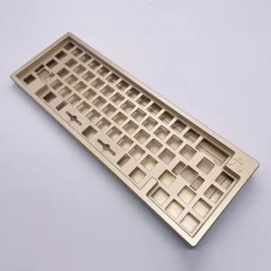 OEM 60% Keyboard Case Black Red Blue Anodized Aluminum Mechanical Keyboard CNC Milling Parts Bottom Case Top Case Weight
