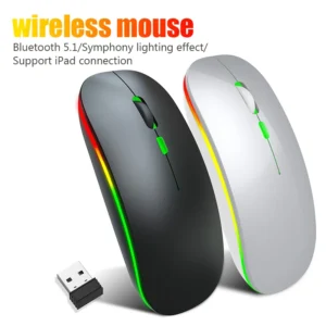 Pc Gamer Wireless Bluetooth Silent Mouse 4000 DPI For MacBook Tablet Computer Laptop PC Mice Slim Quiet 2.4G Wireless Mouse