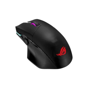 ROG Chakram RGB 2.4GHz Wireless Gaming Mouse with Qi Charging 16000 DPI Sensor Screw-less Magnetic Design And Aura Sync Lighting