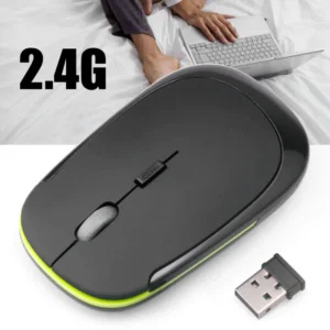 RYRA Ultra-thin 2.4G Wireless Mouse Portable 1600DPI Adjustable Wireless USB Receiver Optical Mouse For Laptop PC Game Office