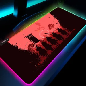 Scenery Desk Gadgets Office Laptop Accessories Mouse Pad with Backlight 800×300 XXL Organization Aesthetic Rgb Led Art Playmats