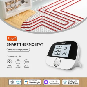 Smart Floor Heating Wifi Wireless Thermostat For Gas Boiler Room Temperature Remote Controller for Google Home