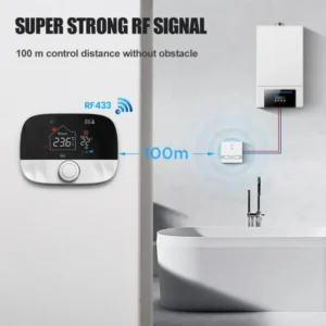 Tuya Smart Home Wifi Wireless Thermostat RF Battery Gas Boiler Water Heating Digital Temperature Controller Alexa Home