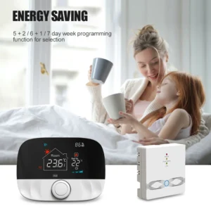 Tuya WiFi Wireless Thermostat Support RF433 Control Plumbing Gas Boiler Thermostat Support Wireless Smart Alexa Google